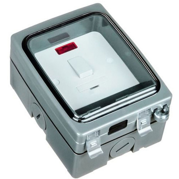 Weathersafe Single Gang Fused Spur  Image
