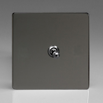 1-Gang 10A Toggle Switch - Iridium Black Image