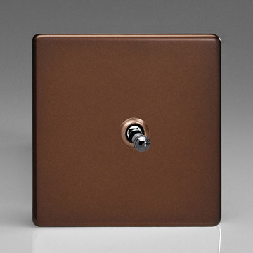 1-Gang 10A Toggle Switch - Mocha Image