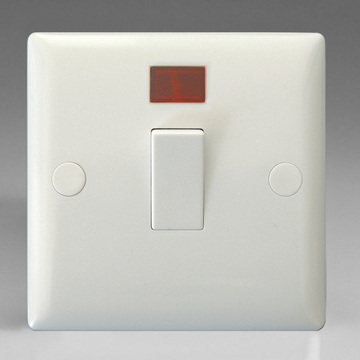 1-Gang 20A Double Pole Rocker Switch + Light Image