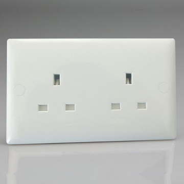 2-Gang 13A Unswitched socket