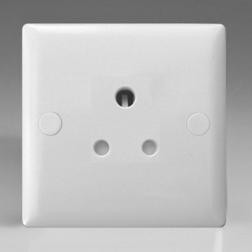 1-Gang 5A Round Pin Socket