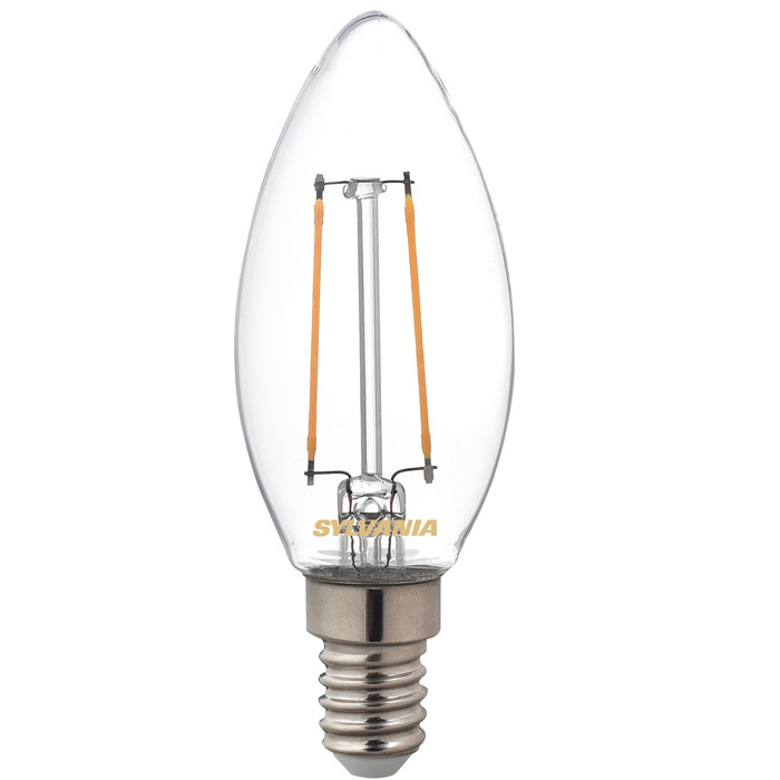 2.1 Watt E14 Filament LED Candle (25w) Image 1