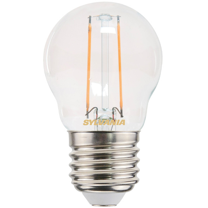 2 Watt E27 (ES) Filament Golf Bulb (25w) Image 1