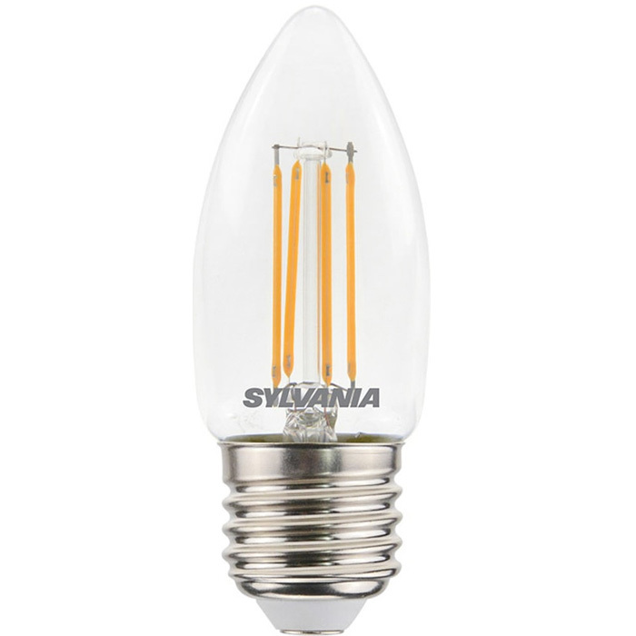 4 Watt E27 Filament LED Candle (40w) Image 1