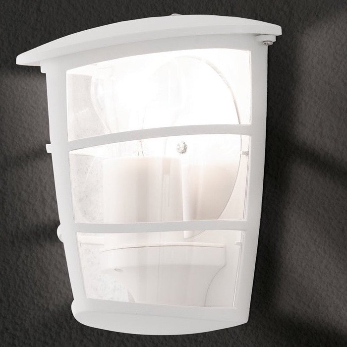 Aloria Half Wall Light IP44 White Image 1