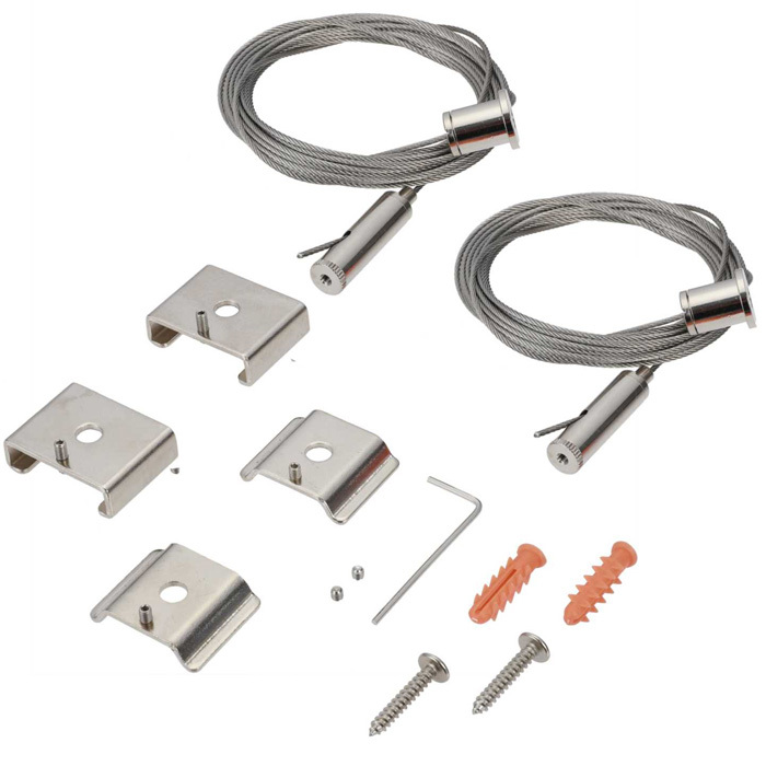 2 x 1 Metre Wire Suspension Kit Image 1
