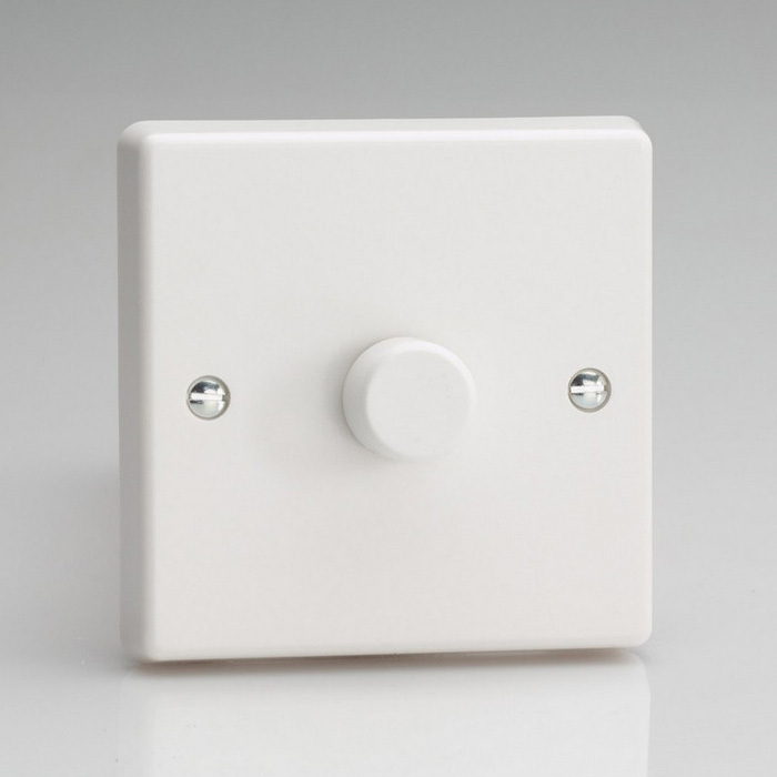 Dimmer Switch 1 Gang White Image 1