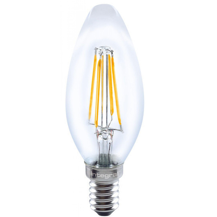4 Watt E14 LED Filament Candle Image 1