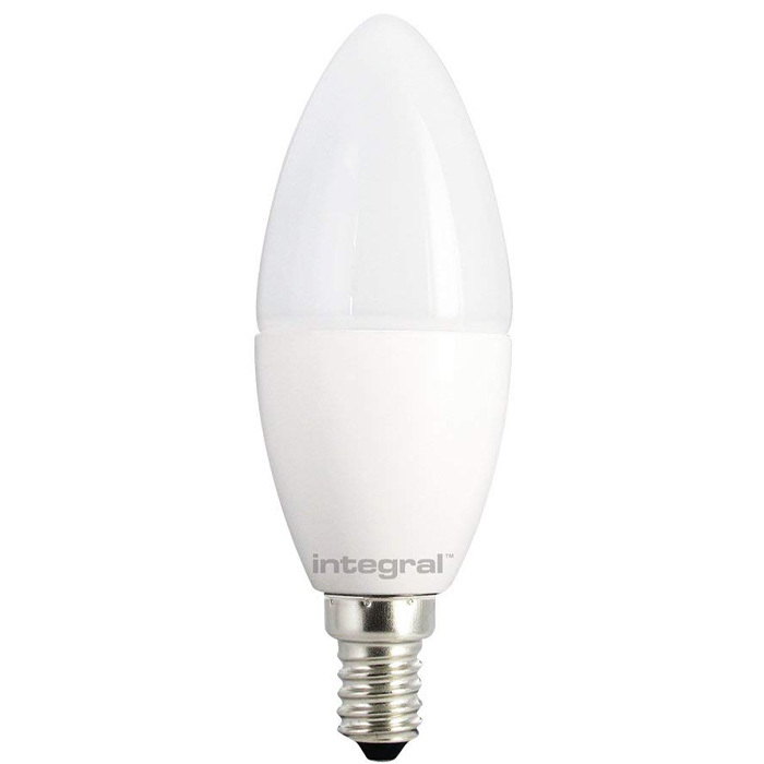 E14 7.2W EQ. TO 60W 5000K Frosted Non Dim Candle Image 1
