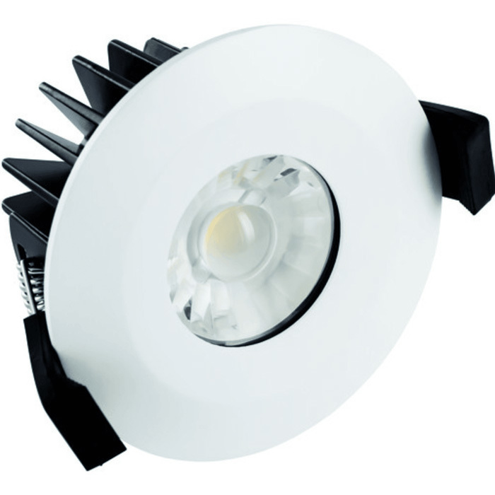 6W 3000K Fire-rated Dimmable Downlight Chrome Image 1