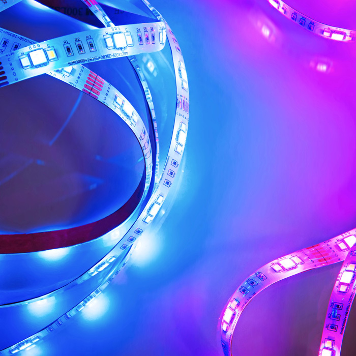 5m IP65 RGB LED Strip light 7.2 watt/m Image 1