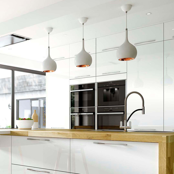 Parma COB White Pendant Light 8W 4000k Image 1