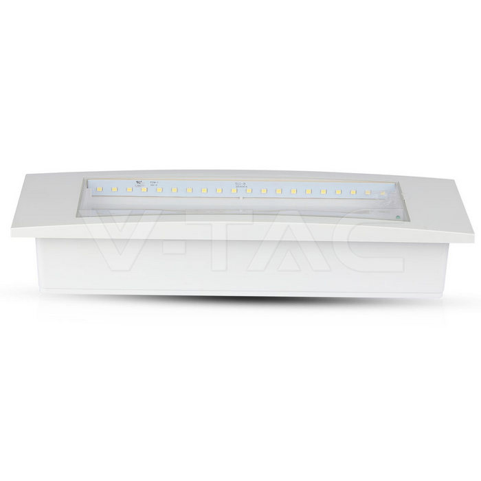 16 LEDS Bulk Head Emergency Exit Light IP65 White light Image 1