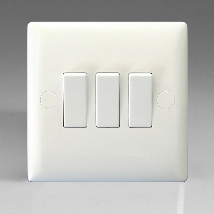 3-Gang 10A 1 or 2-Way Rocker Switch Image 1