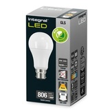 Class B GLS BULB B22 806LM 4.3W 2700K