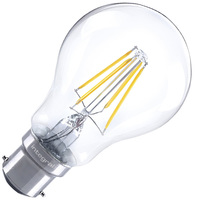 10 Pack - 6W B22 Filament Globe (60w)