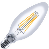 10 Pack - 2W E14 Filament Candle Bulb (25w)