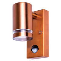 GU10 WALL LIGHT DOWN FACING WITH PIR