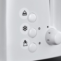 Russell Hobbs White 2 Slice Toaster