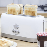 Swan 4 Slice Longslot Toaster
