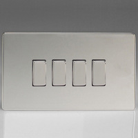 4 Gang 10A 1 or 2 Way Rocker Switches
