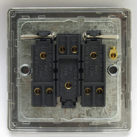 3-Gang 10A Toggle Switch - Polished Chrome
