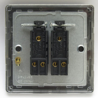 10A Toggle Switch - Pewter 2-Gang