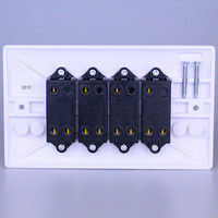 4-Gang 10A 1 or 2-Way Rocker Switch