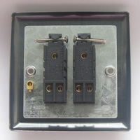 2-Gang 10A Toggle Switch - Victorian Brass