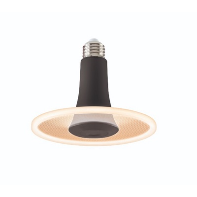 Radiance Black Dimmable E27 650 Lumens 