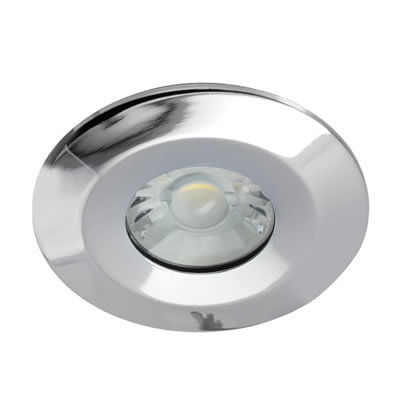 6W 3000K Fire-rated Dimmable Downlight Chrome 6W 3000K Fire-rated Dimmable Downlight Chrome