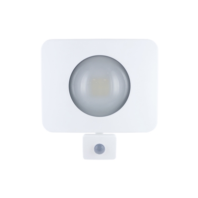 50 Watt Compact-Tough PIR IP64 Floodlight - White