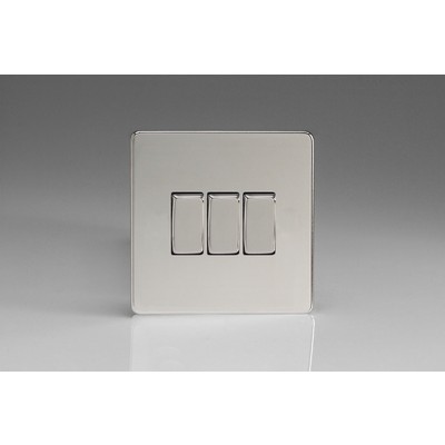 3-Gang 10A 1 or 2 Way Rocker Switches 