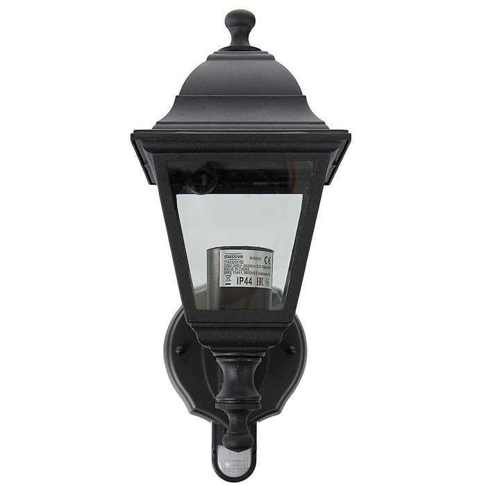 LIMA Black PIR Wall Lantern Image 2