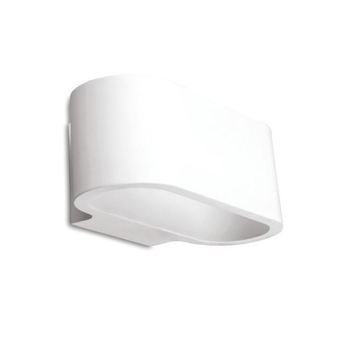 INDOOR DECORATIVE PAINTABLE GYPSUM CHANIA WALL LIGHT Image 2