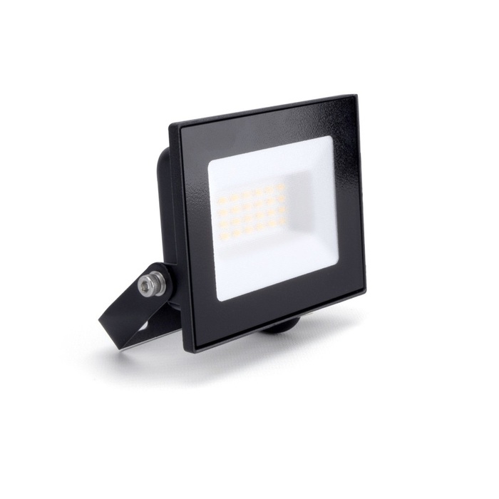 COMPACT SLIM FLOODLIGHT 20W 2000LM 3000K 120 BEAM 100LM/W IP65 IK05 LED BLACK  Image 2