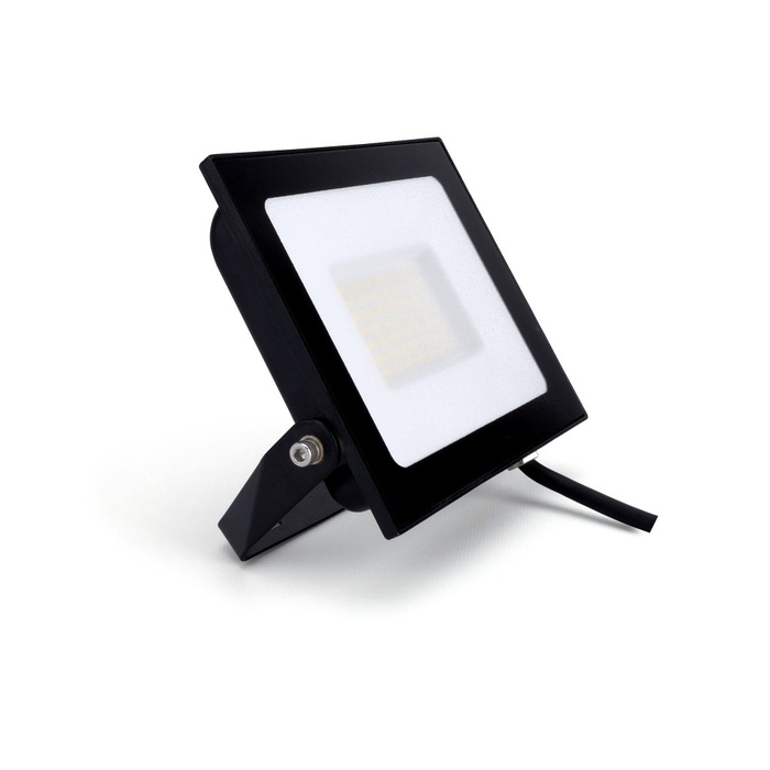 COMPACT SLIM FLOODLIGHT 50W 5000LM 4000K 120 BEAM 100LM/W IP65 IK05 LED BLACK Image 2