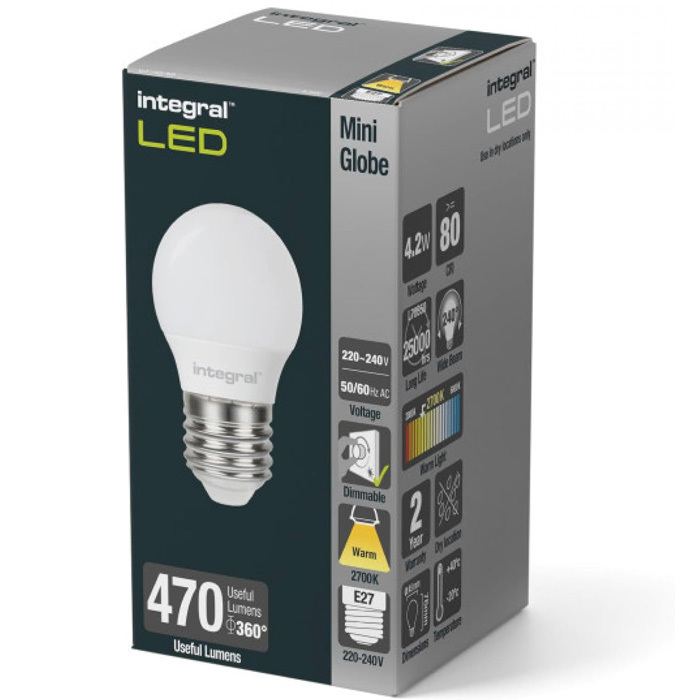 2.2 Watt E27 LED Golf Ball Bulb (25w) Image 2