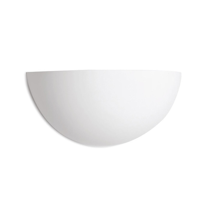 INDOOR DECORATIVE PAINTABLE GYPSUM FLORINA WALL LIGHT Image 2