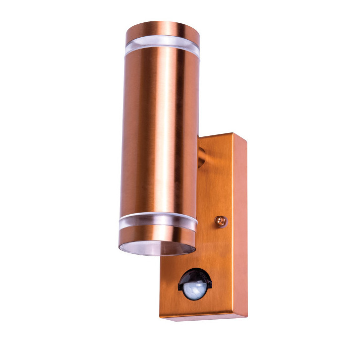 GU10 WALL LIGHT - UP AND DOWN - WITH PIR Image 2