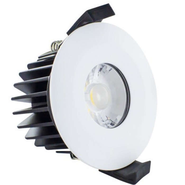 6W 3000K Fire-rated Dimmable Downlight Chrome Image 2