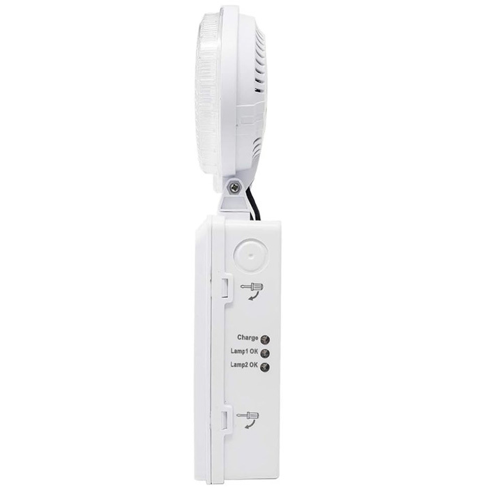 4W IP20 TWIN SPOT EMERGENCY LUMINAIRE NON MAINTAINED 6500K SELF TEST Image 2