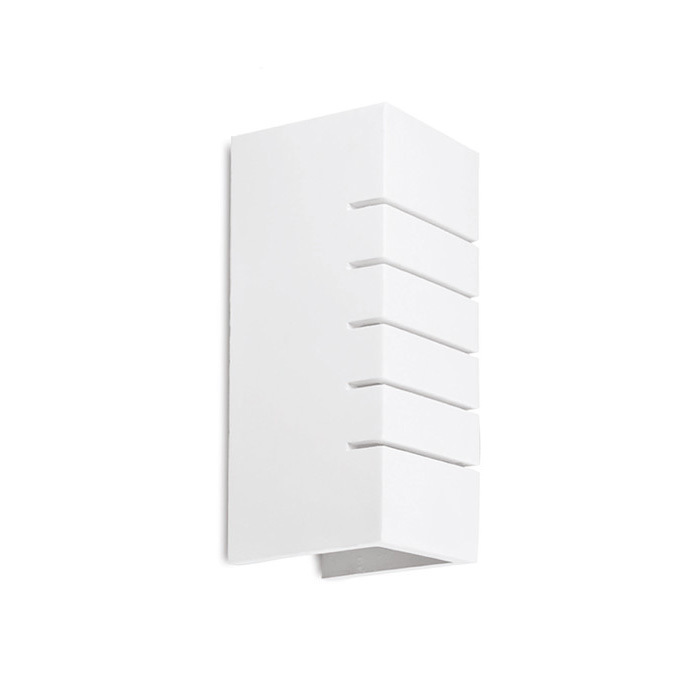 INDOOR DECORATIVE PAINTABLE GYPSUM RAFINA WALL LIGHT Image 2