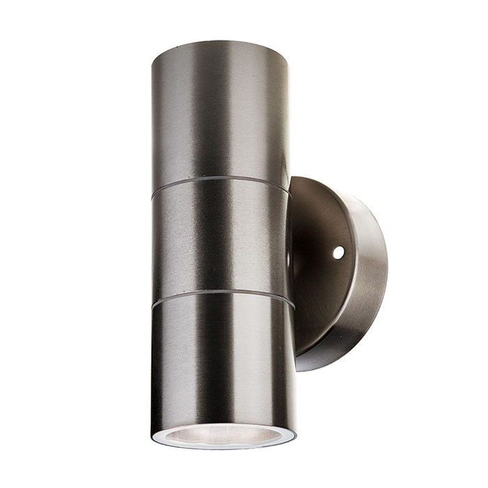 Up/Down Stainless Steel GU10 Wall Lantern Image 2