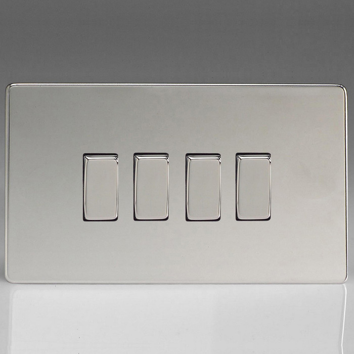 4 Gang 10A 1 or 2 Way Rocker Switches Image 2