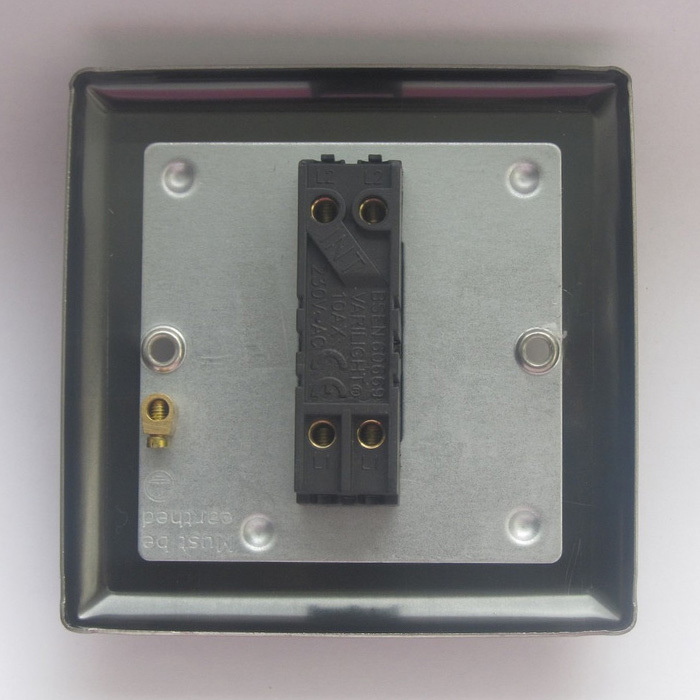1-Gang Intermediate Toggle - Georgian Brass Image 2