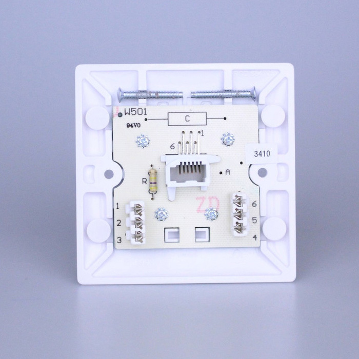 1-Gang Telephone Slave Socket Image 2