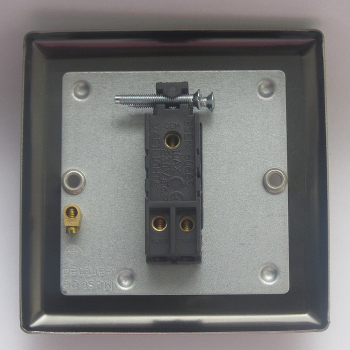 1-Gang 10A Toggle Switch - Victorian Brass Image 2