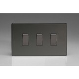 3-Gang 10A 1 or 2 Way Rocker Switches 